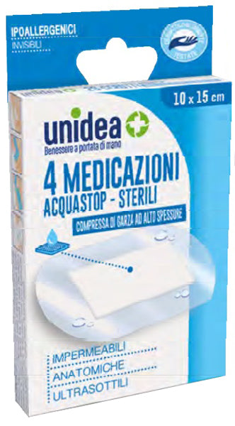 UNIDEA MEDIC IMP 10X15CM 4PZ