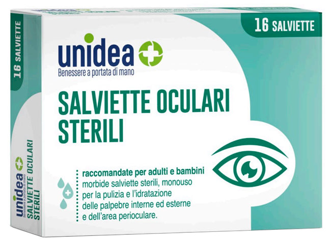 UNIDEA SALVIETTE OCUL STER16PZ