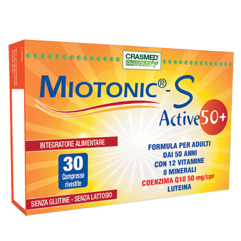 Miotonic-S Active 50+ – Integratore Multivitaminico per Energia e Benessere 30 Compresse