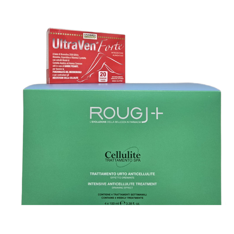 Pacchetto Drenante & Gambe Leggere – Trattamento Urto Cellulite + Integratore Microcircolo