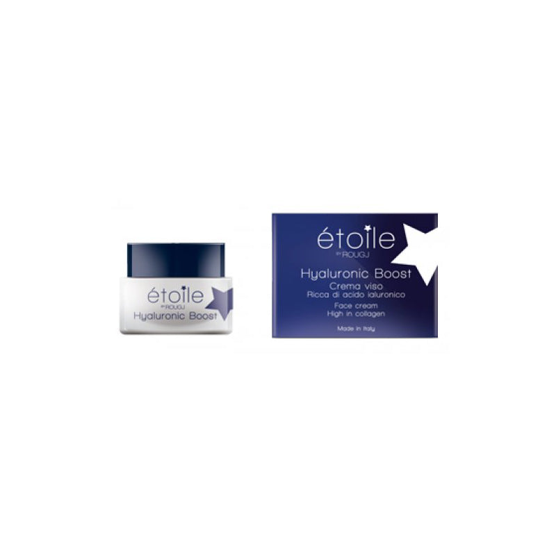 Rougj Étoile Hyaluronic Boost – Crema Viso con Acido Ialuronico (30 ml) | Idratazione e Protezione Intensa