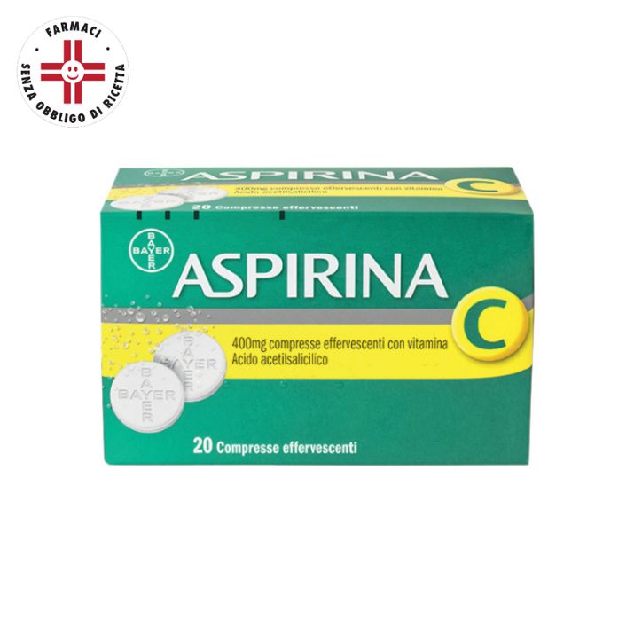ASPIRINA C 20 Compresse Effervescenti 400+240 mg
