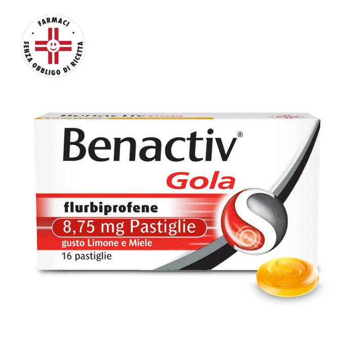 BENACTIV GOLA 16 PASTIGLIE  LIMONE E MIELE