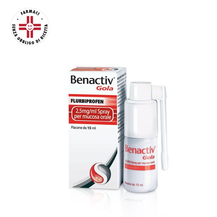 BENACTIV GOLA SPRAY 15ML 0.25%