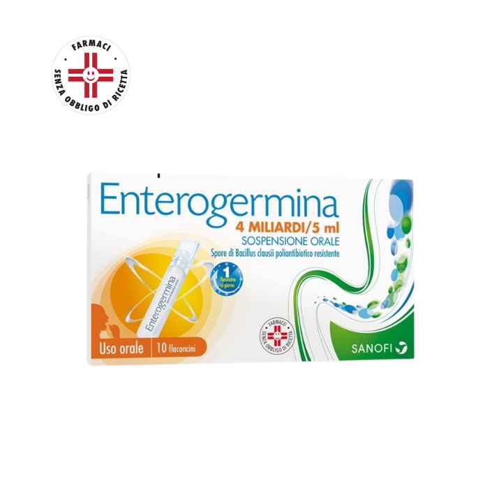 ENTEROGERMINA 10 Flaconcini  4 Miliardi 5 ml
