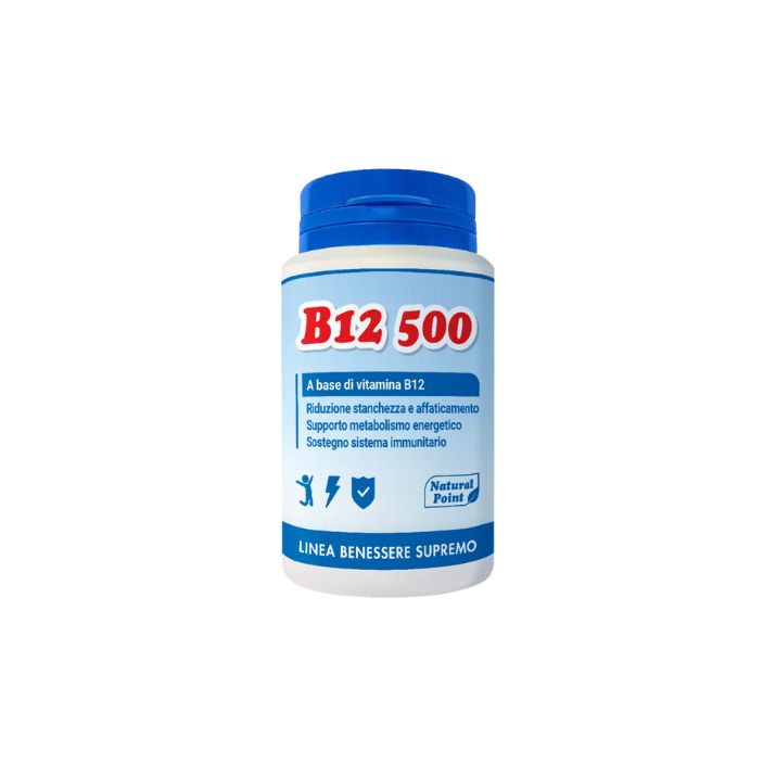 Integratore alimentare a base di Cianocobalamina B12 - Natural Point - 100 capsule vegetali
